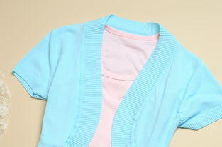 馨慧依 短袖百搭超短款針織小披肩