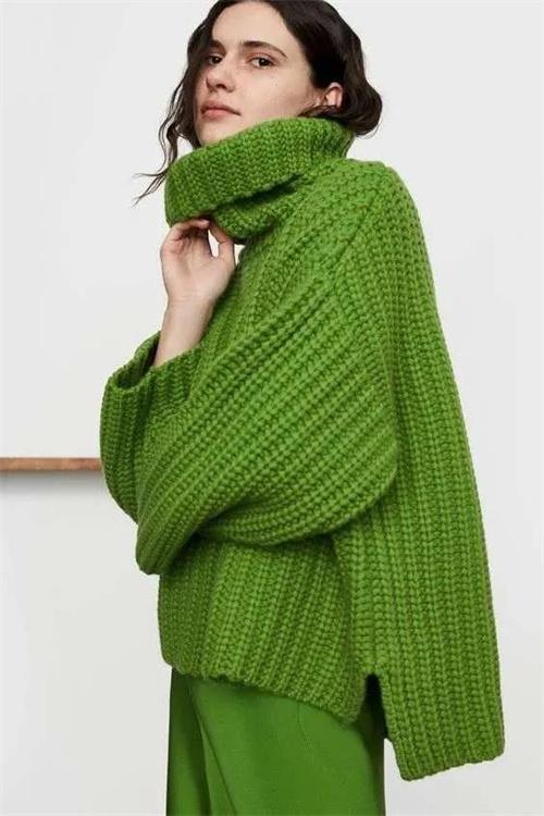 高領(lǐng)毛衣,原來這么好搭