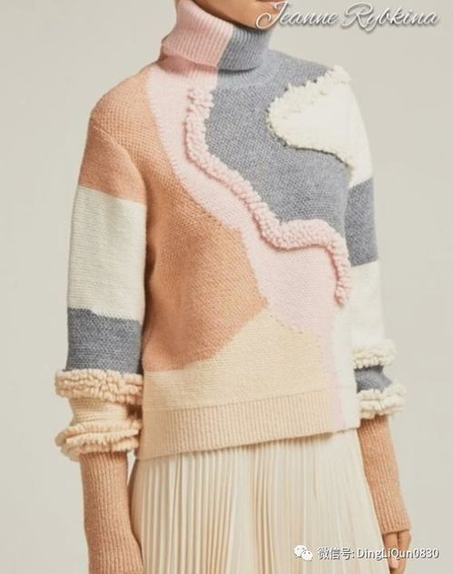針織作品 60款時(shí)尚明亮的針織套頭衫和開衫